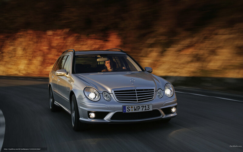 Silver Mercedes-benz Station Wagon — Dynamic