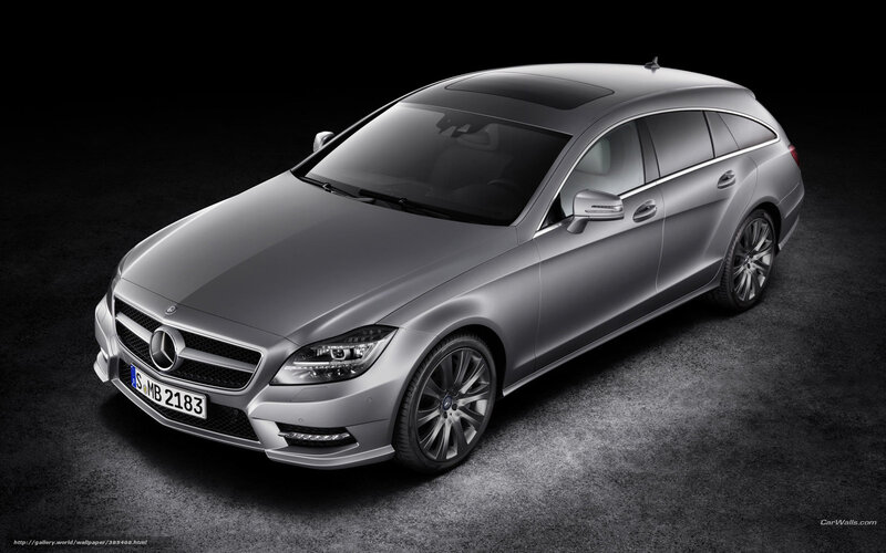 Silver Mercedes-benz Station Wagon — Gray, Dramatic