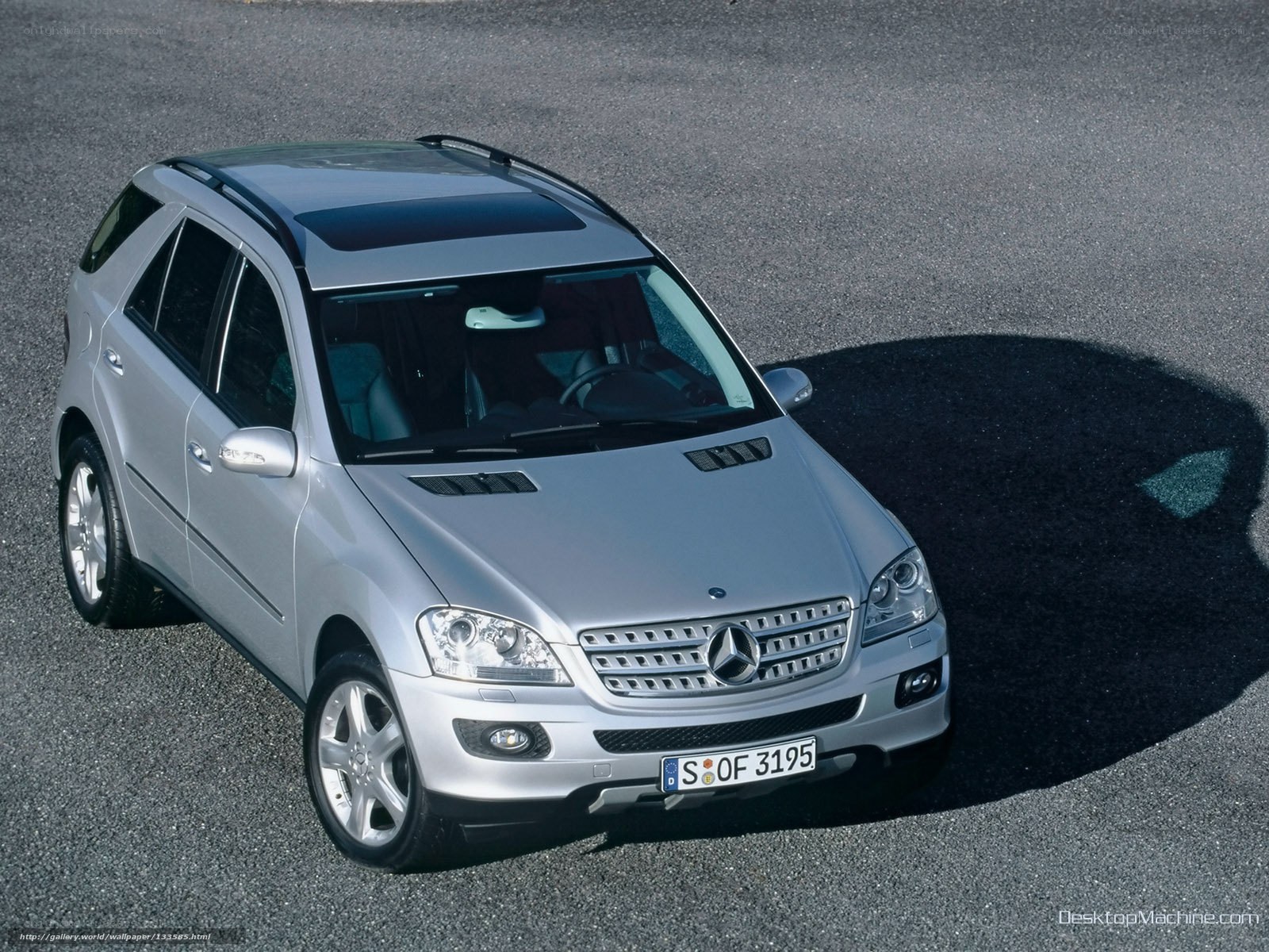 silver mercedes-benz suv