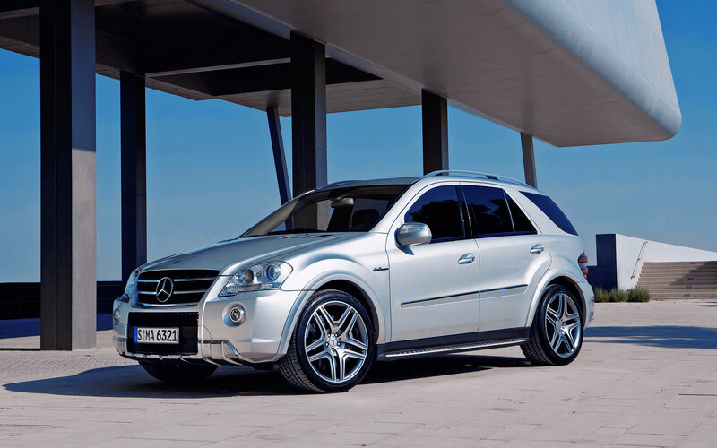 silver mercedes-benz suv