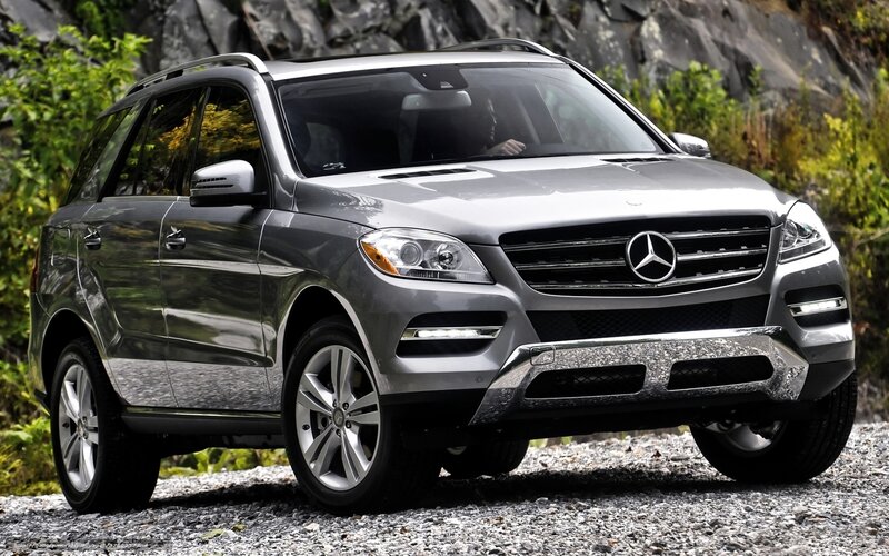 Silver Mercedes-benz Suv — Gray