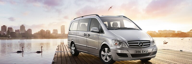 Silver Mercedes-benz Van — Serene