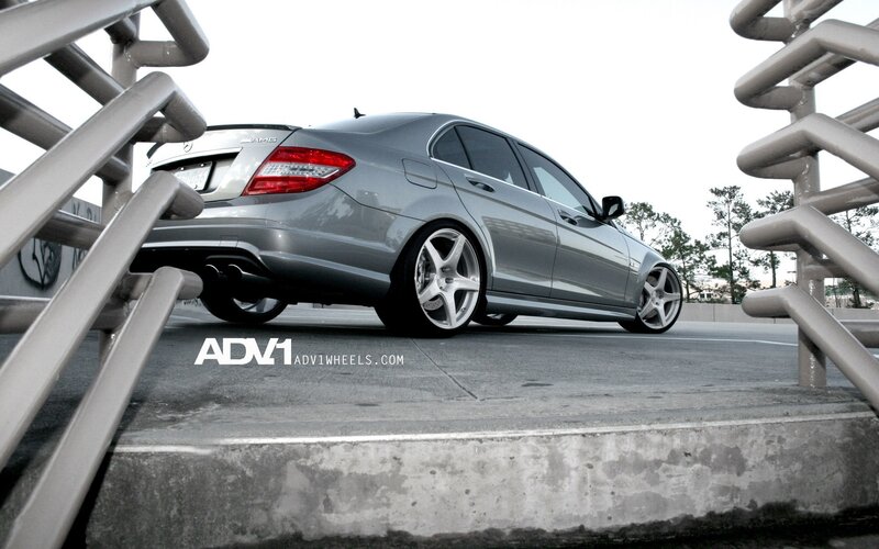 silver mercedes-benz with custom wheels