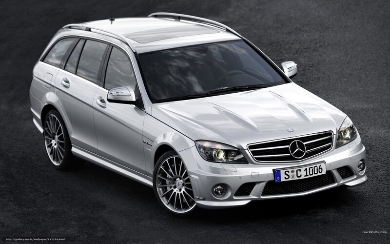 silver mercedes c63 amg station wagon