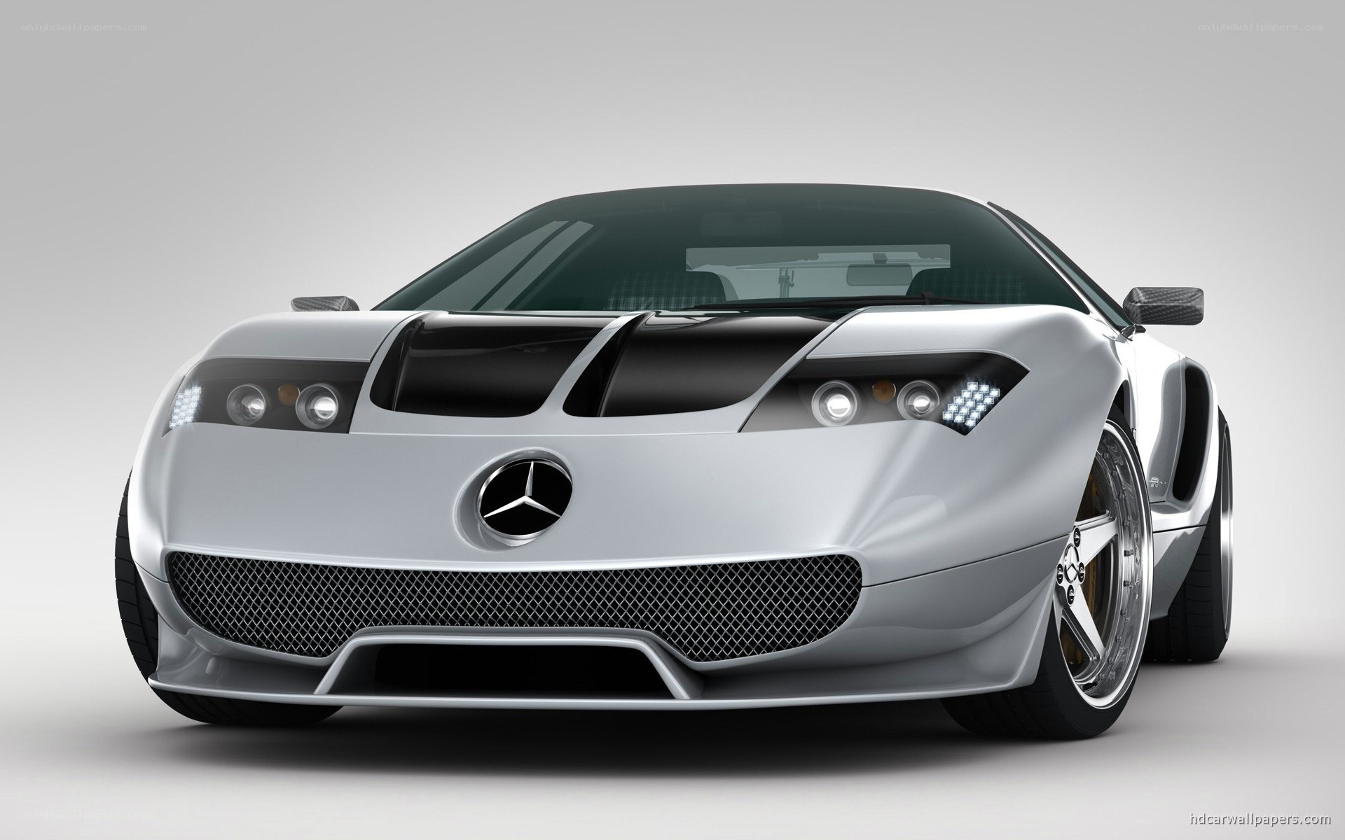 silver mercedes concept car