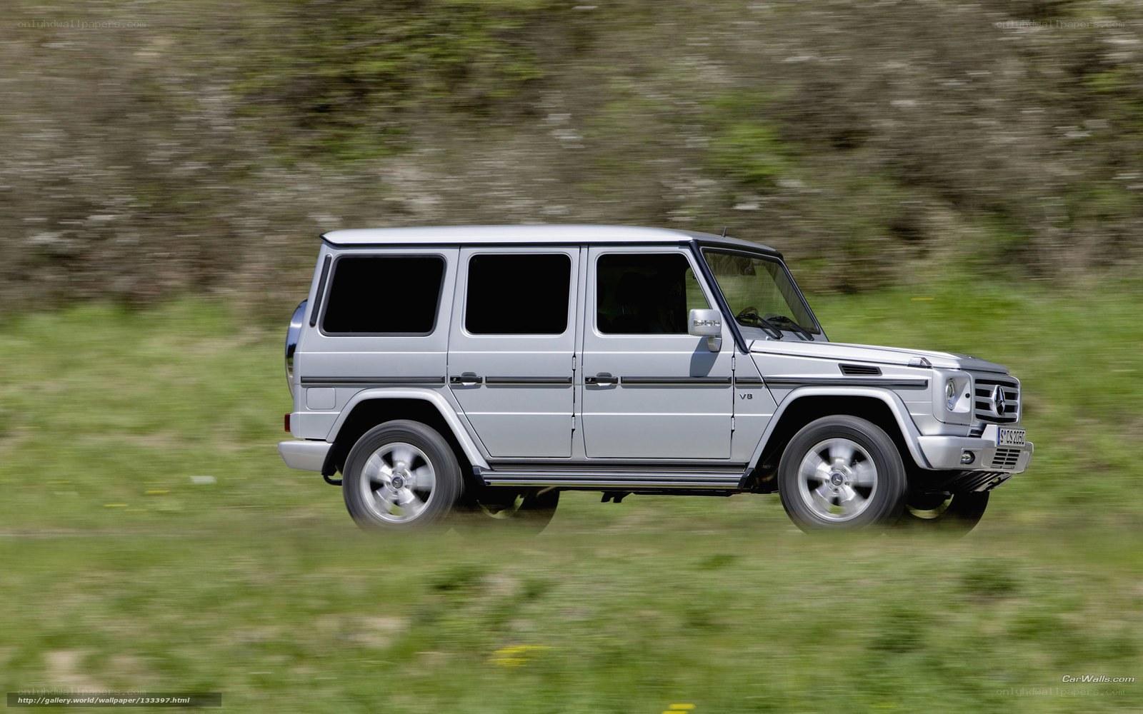 silver mercedes g-class suv