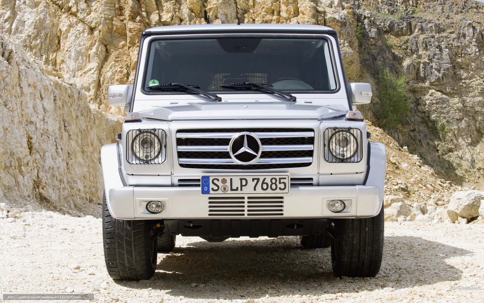 silver mercedes g-class suv
