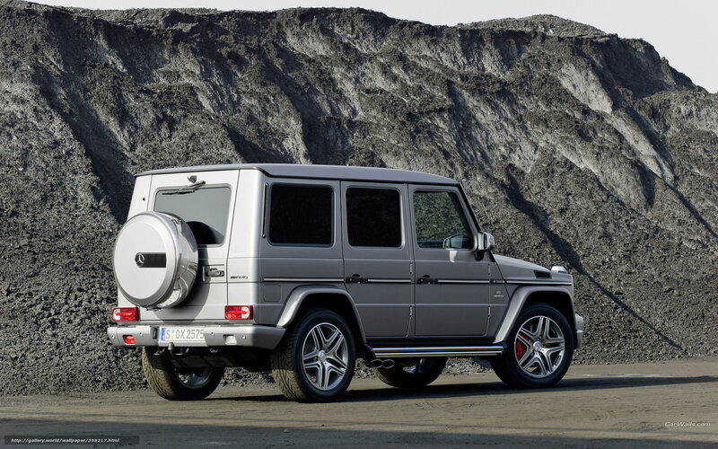 Silver Mercedes G-wagon — Gray, Dramatic, Afternoon, Photograph