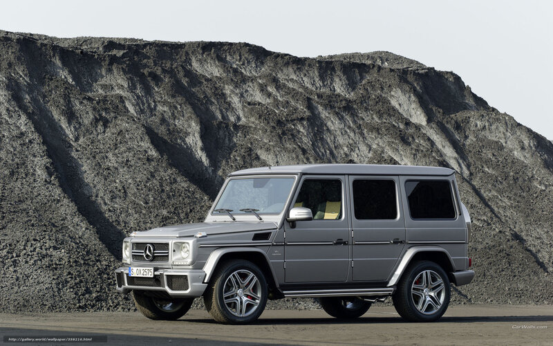 Silver Mercedes G-wagon — Gray, Dramatic, Afternoon