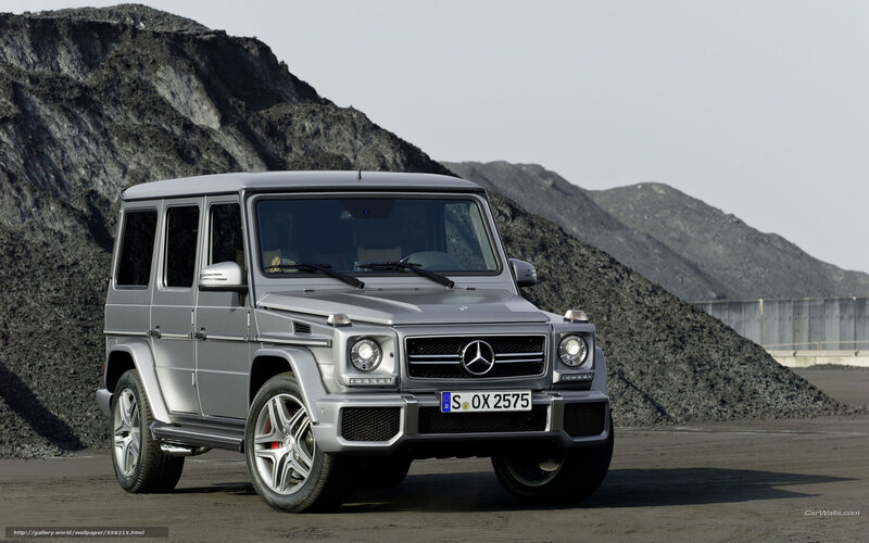 Silver Mercedes G-wagon — Gray, Dramatic