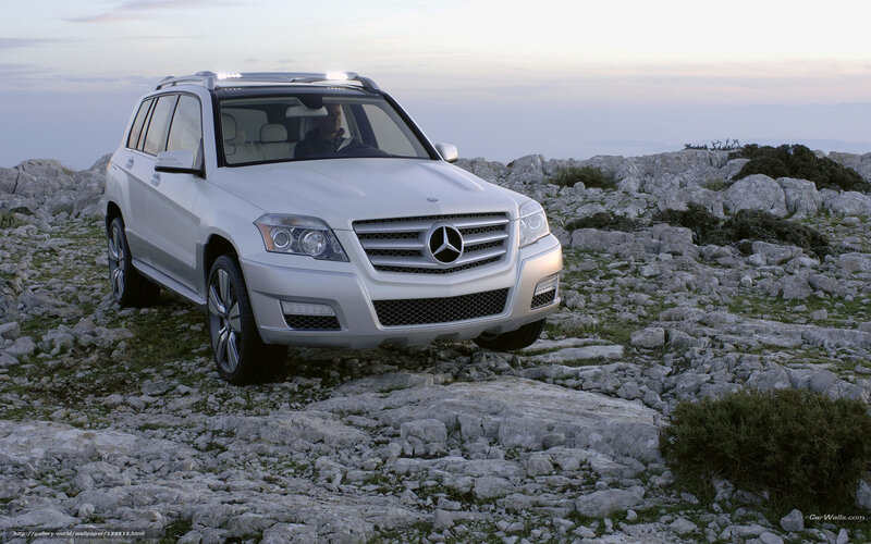 Silver Mercedes Suv
