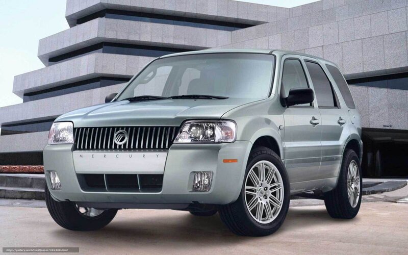 Silver Mercury Mariner SUV