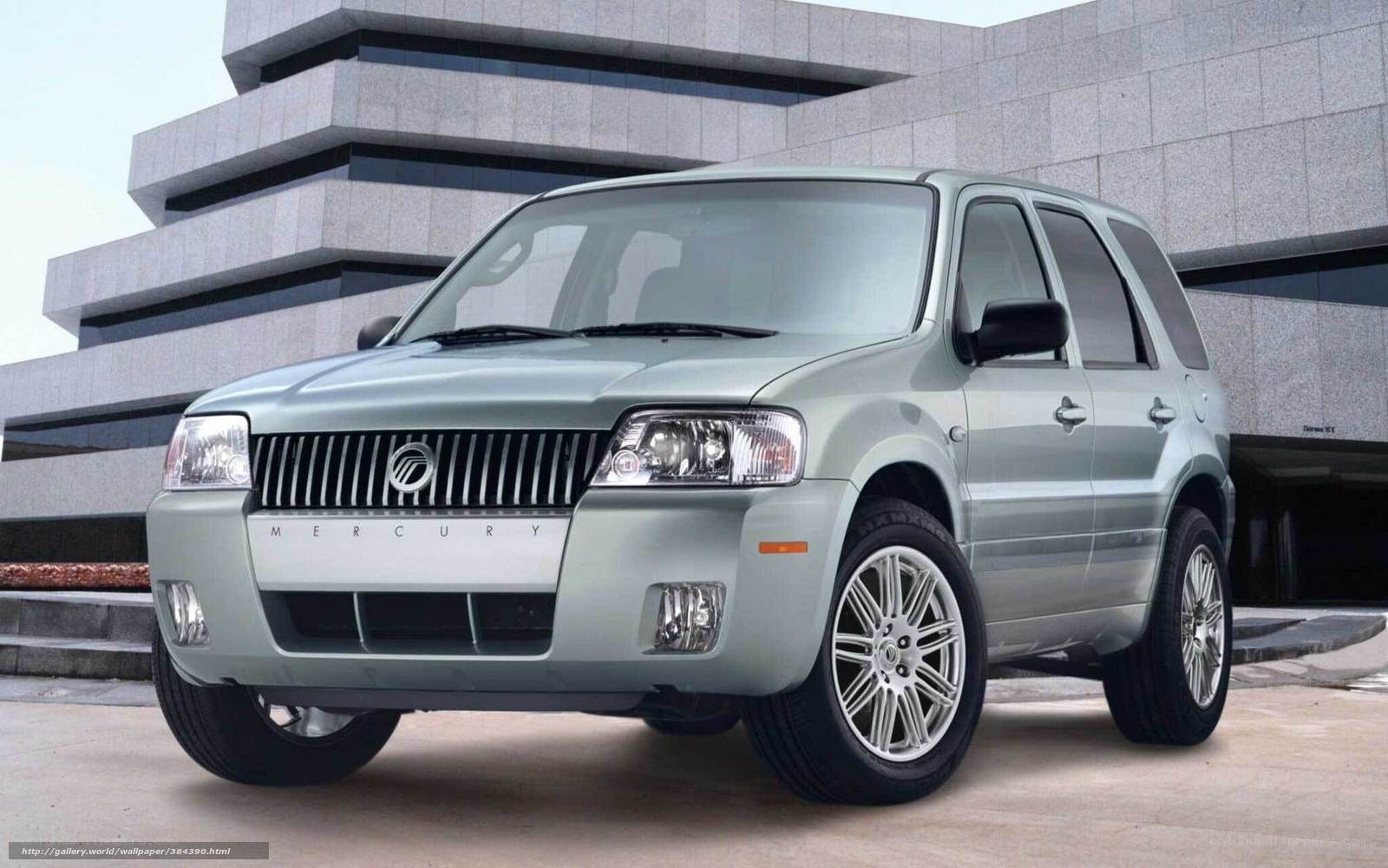Silver Mercury Mariner SUV