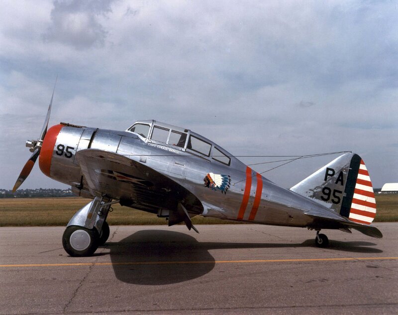 Silver Military Airplane — Calm, Afternoon