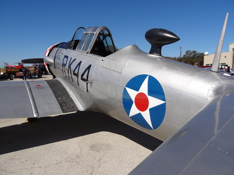Silver Military Airplane — Gray, Clear, Afternoon