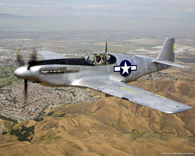 Silver Military Airplane — Gray
