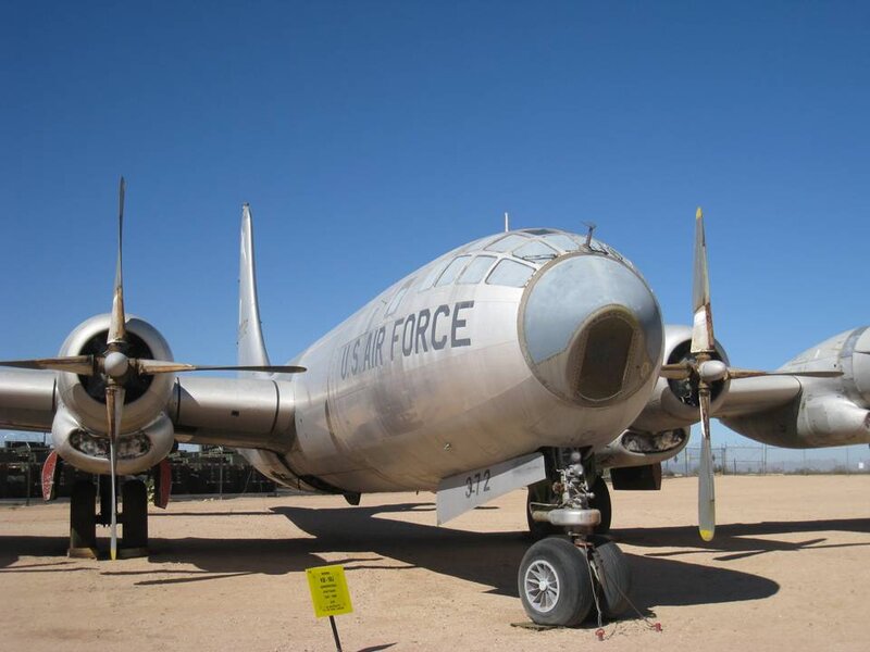 Silver Military Airplane — Outdoor
