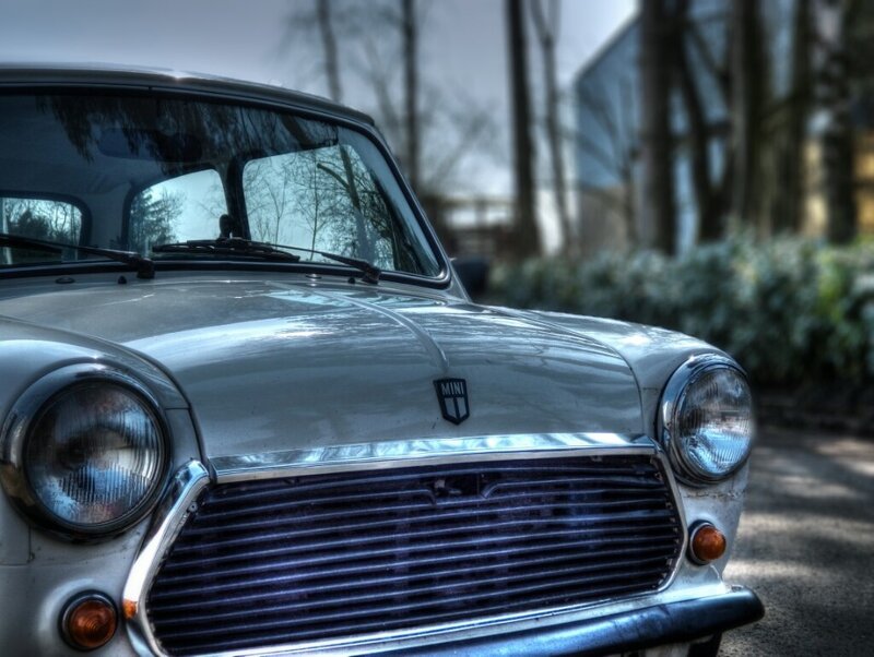 Silver Mini Car