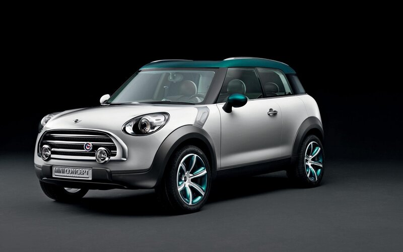 Silver MINI Concept car