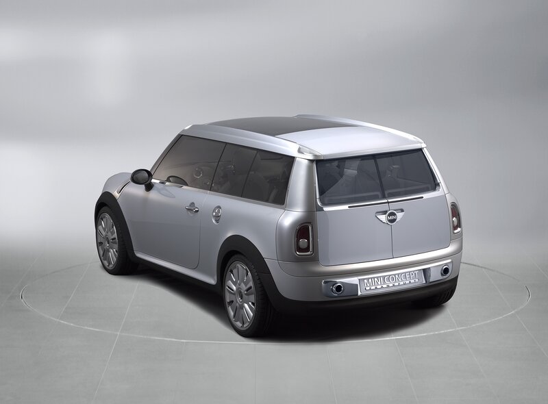 Silver MINI Concept car