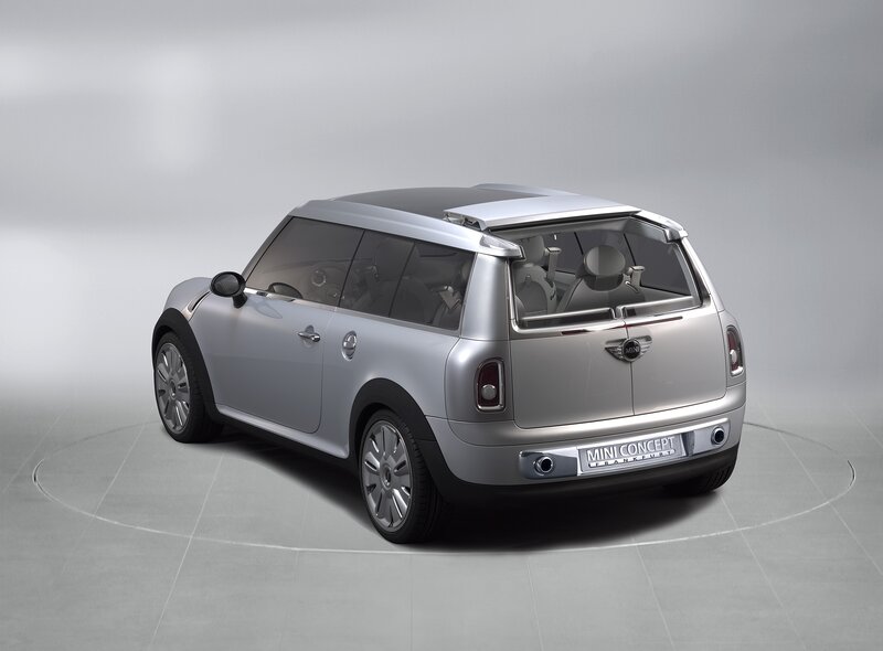 Silver MINI Concept car
