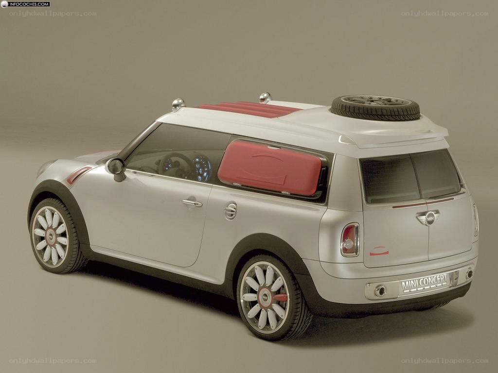 Silver MINI Concept car