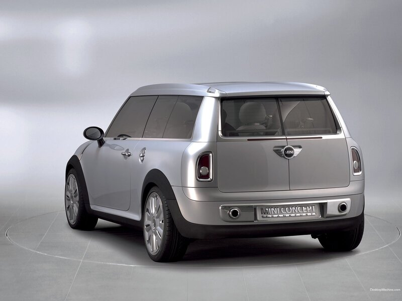 Silver MINI Concept car