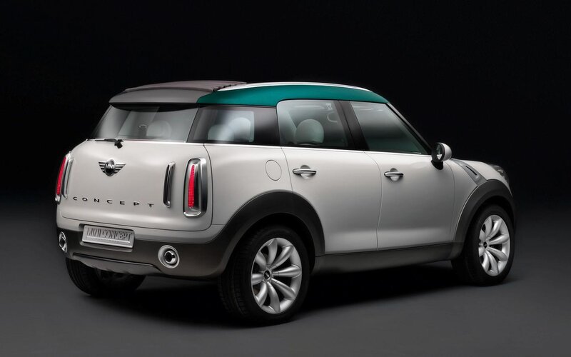 Silver Mini Concept Car — Dramatic, Photograph, Roof