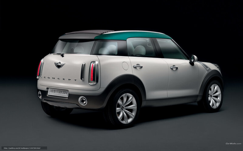 Silver Mini Concept Car — Dramatic, Photograph, Taillights, Wheels