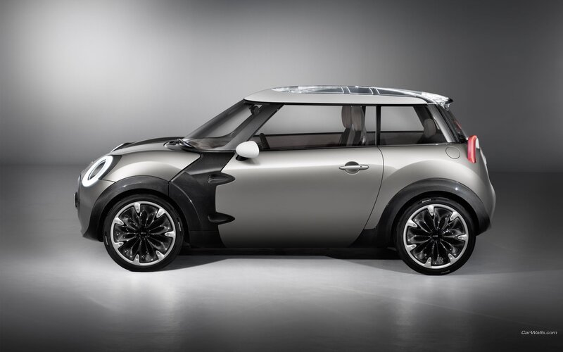 Silver Mini Concept Car — Gray, Neutral