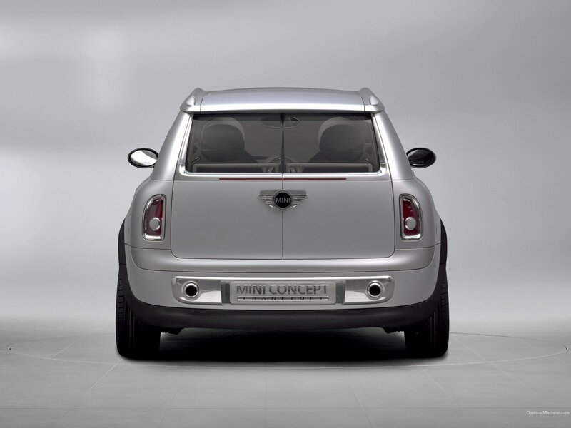 Silver Mini Concept Car — Gray