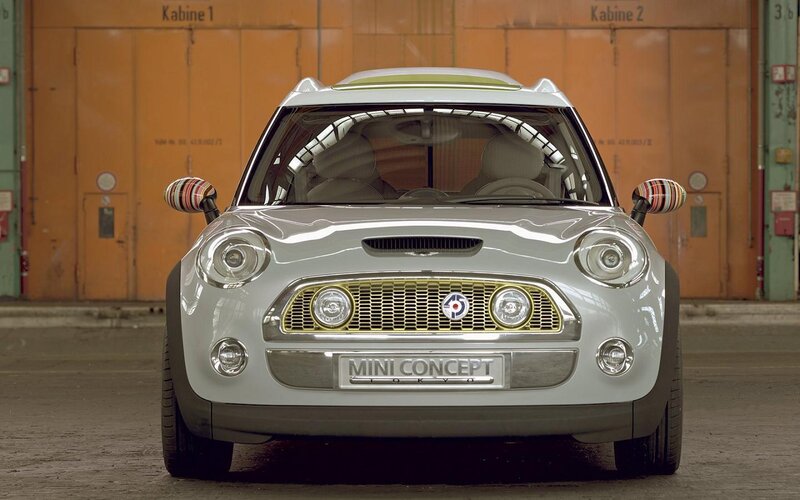 Silver Mini Concept Car — Industrial, Photograph