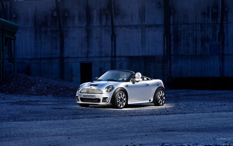 Silver MINI Convertible Concept