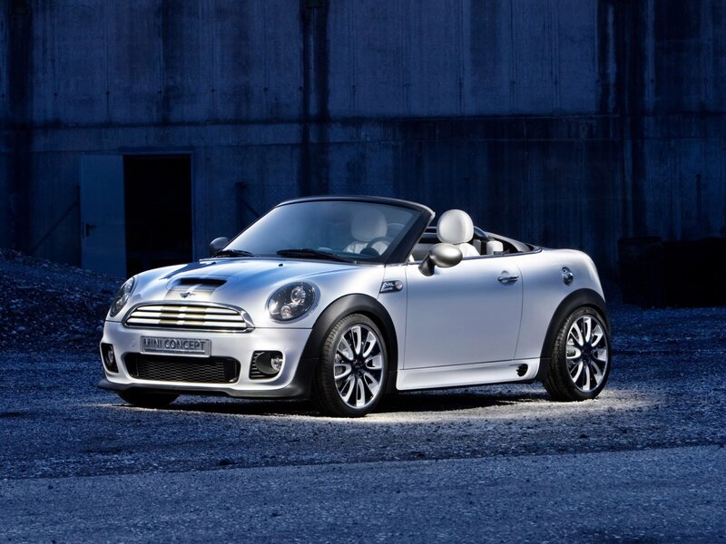 Silver MINI Convertible Concept