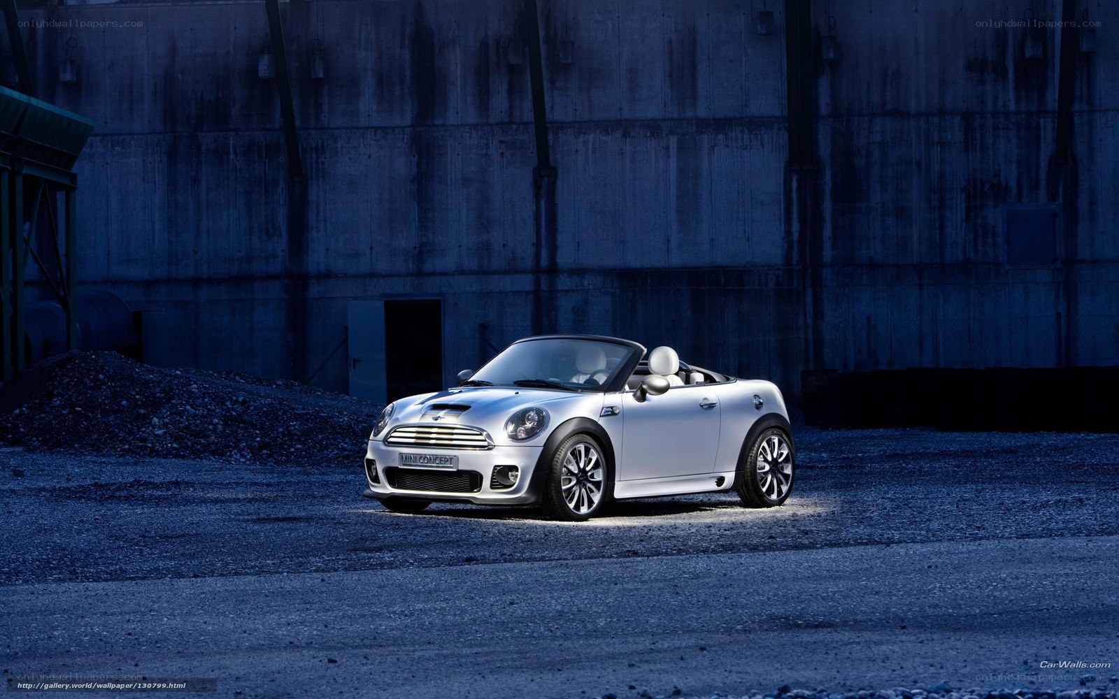Silver MINI Convertible Concept