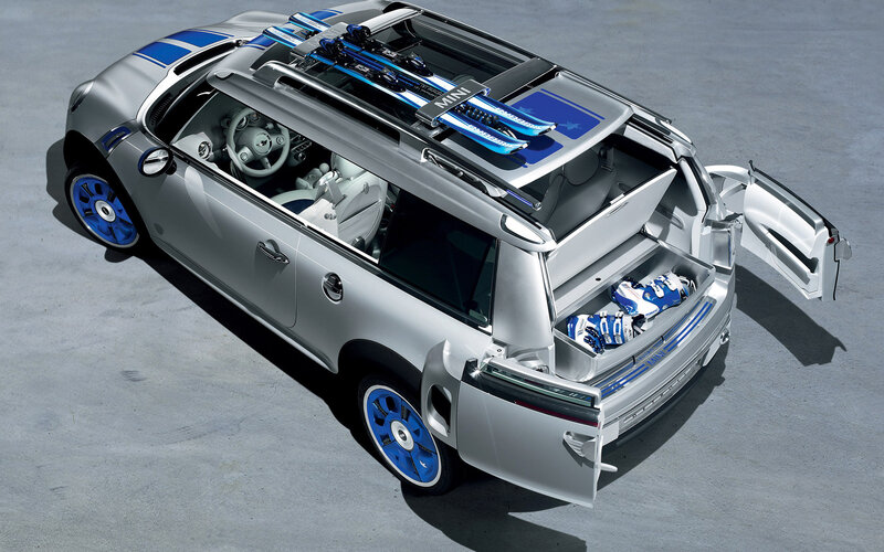 Silver Mini Cooper Car — Functional