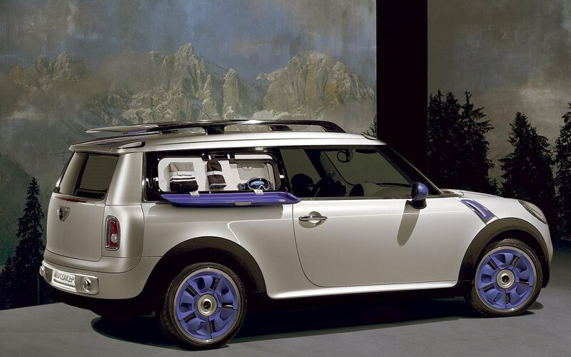Silver Mini Cooper Concept — Dramatic