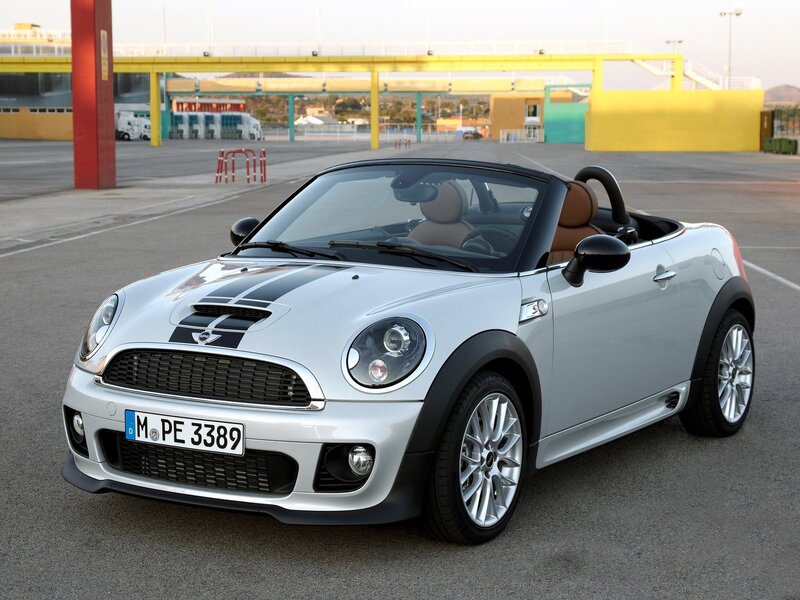 Silver MINI Cooper Convertible