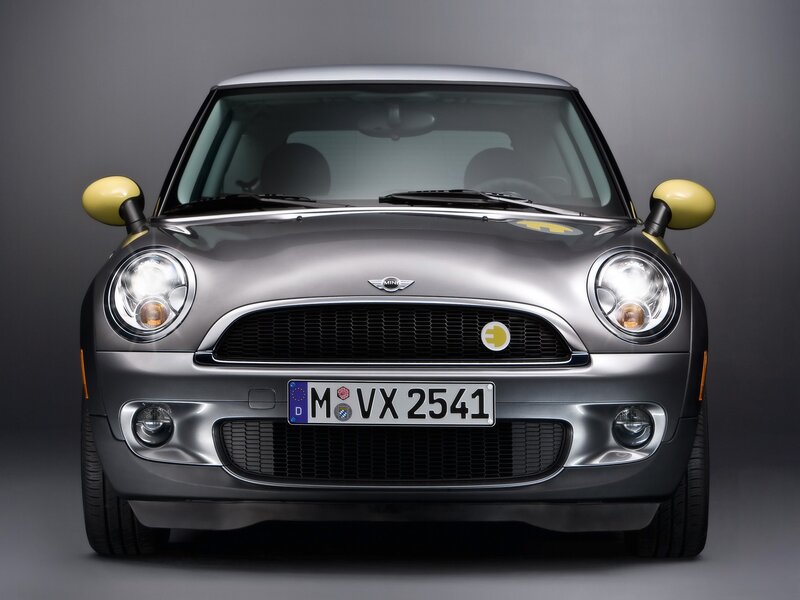Silver Mini Cooper — Gray, Neutral