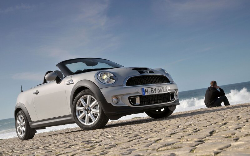 Silver Mini Cooper — Gray, Serene