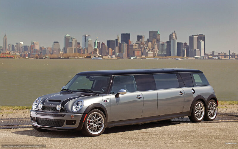 Silver Mini Cooper Limo