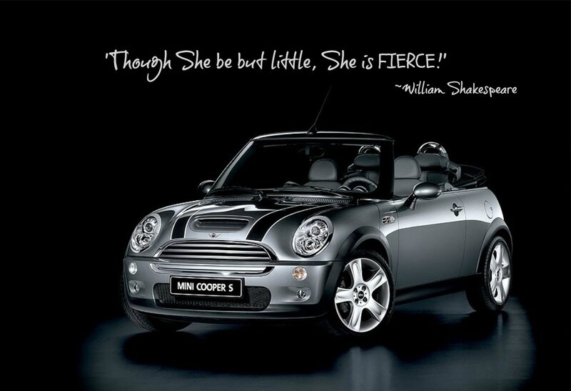 Silver Mini Cooper S — Black
