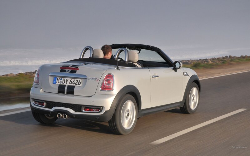 silver mini cooper s convertible