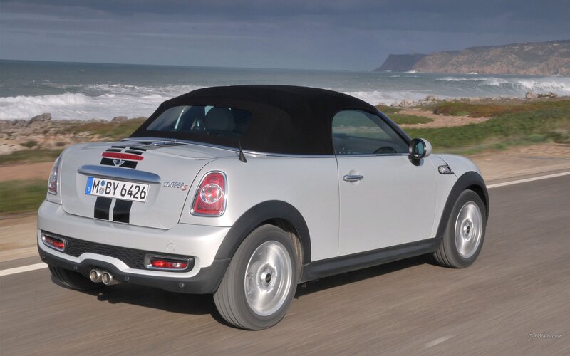 silver mini cooper s convertible