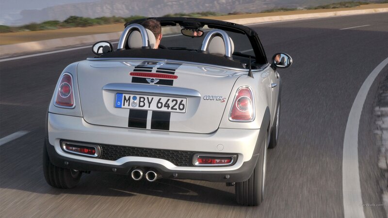 silver mini cooper s convertible