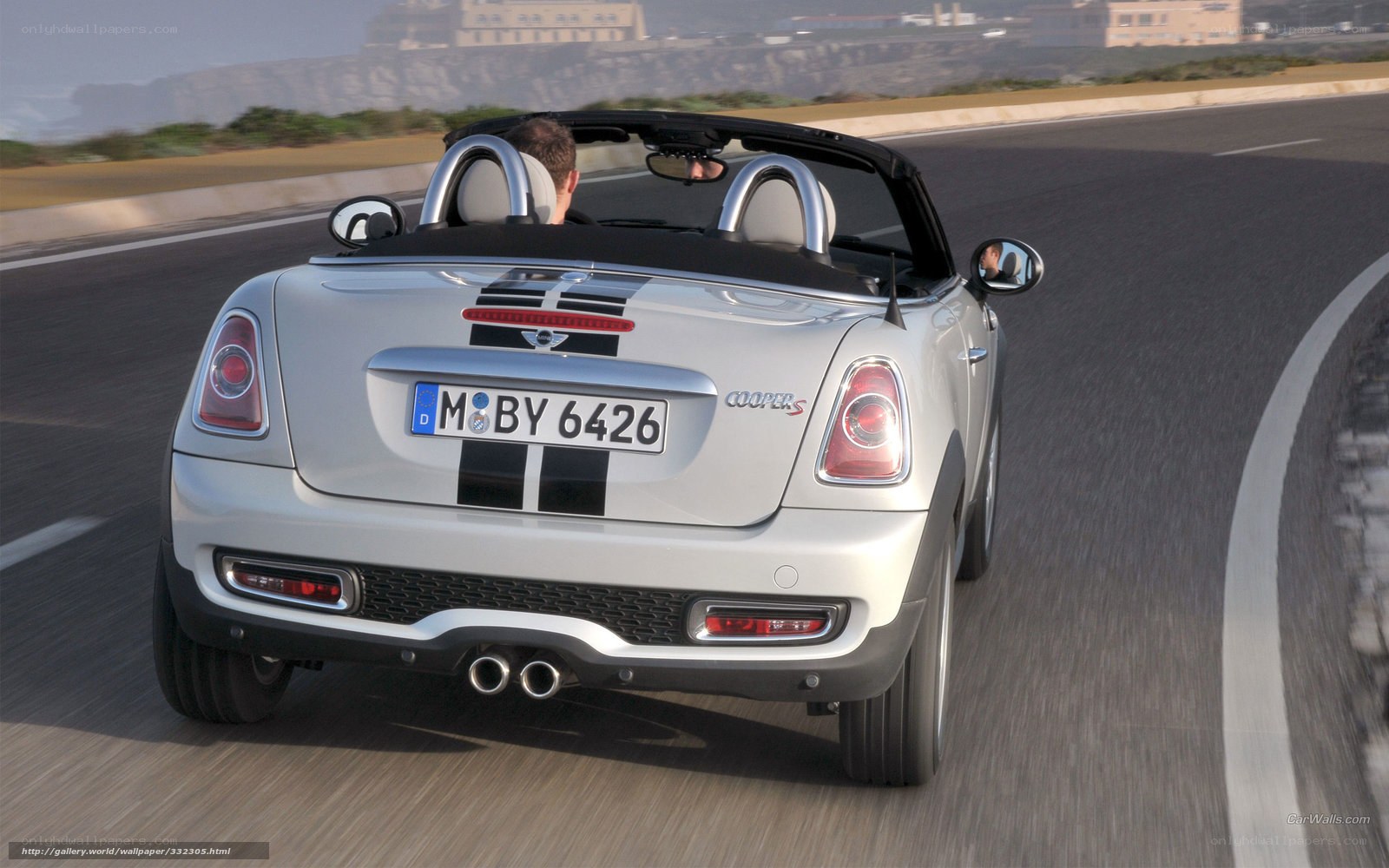 silver mini cooper s convertible