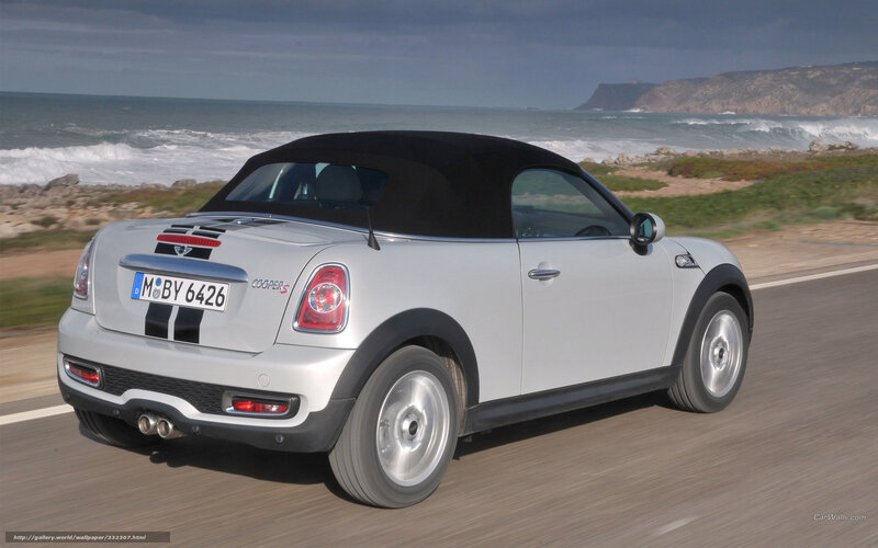 silver mini cooper s driving