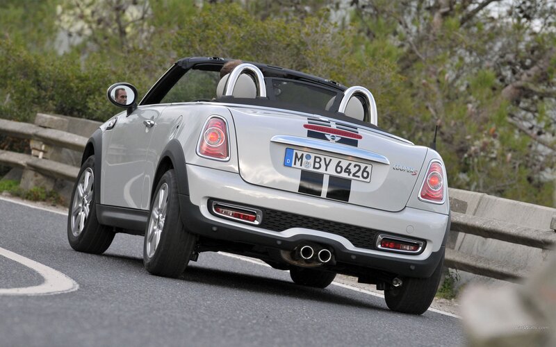 Silver Mini Cooper S — Dynamic, Afternoon, Photograph, Car, Road, Trees