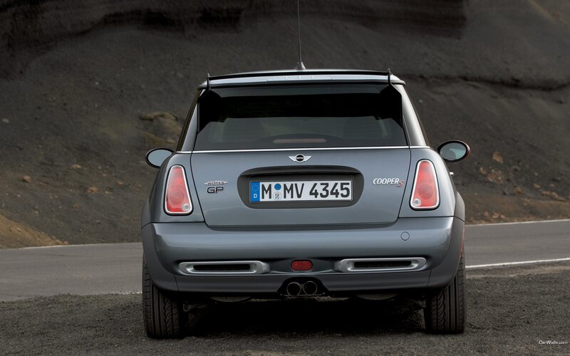 Silver Mini Cooper S — Gray