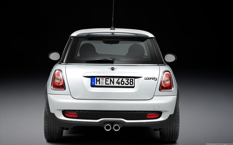 Silver Mini Cooper S — White, Dramatic
